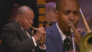 Huyền thoại nhạc Jazz Wynton Marsalis và Vincent Gardner truyền cảm hứng cho học sinh Houston 6 Huyền thoại nhạc Jazz Wynton Marsalis và Vincent Gardner truyền cảm hứng cho học sinh Houston