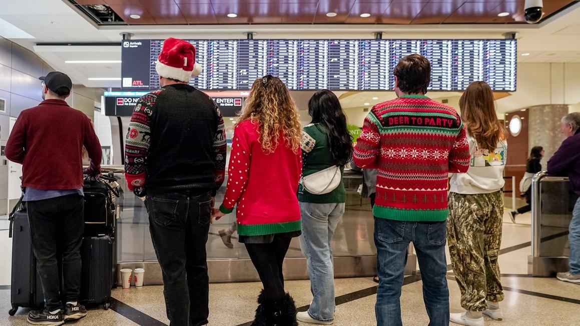 christmas flight passengers airport fox news