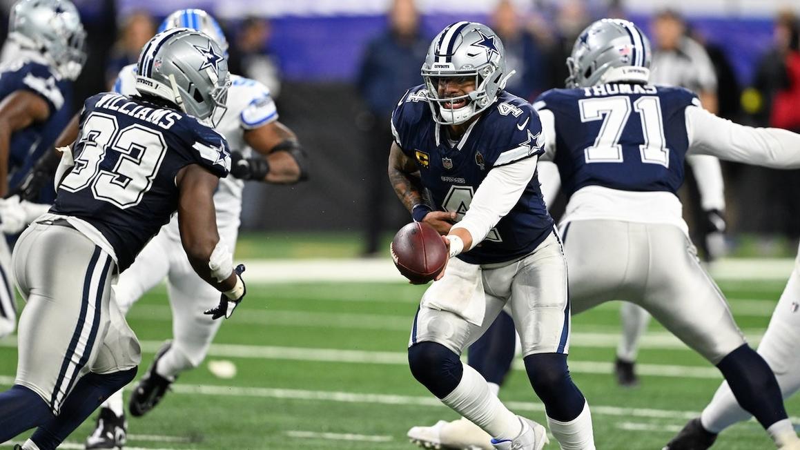 Hy vọng playoff của Cowboys gặp nguy sau trận thua Lions và những sai lầm đắt giá cuối trận 1 dak prescott lions