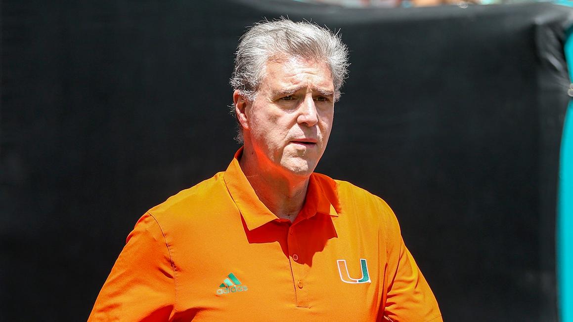 dan radakovich looks on miami pregame