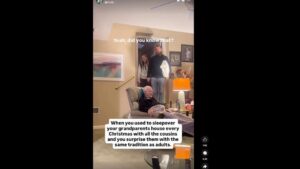 Cả nhà cùng ‘quậy’ Giáng Sinh: Video ngủ chung nhà ông bà ‘gây sốt’