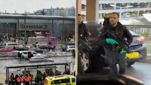 Hỗn loạn tại sân bay London: 21 người bị xịt hơi cay, trong đó có trẻ nhỏ 3 Hỗn loạn tại sân bay London: 21 người bị xịt hơi cay, trong đó có trẻ nhỏ