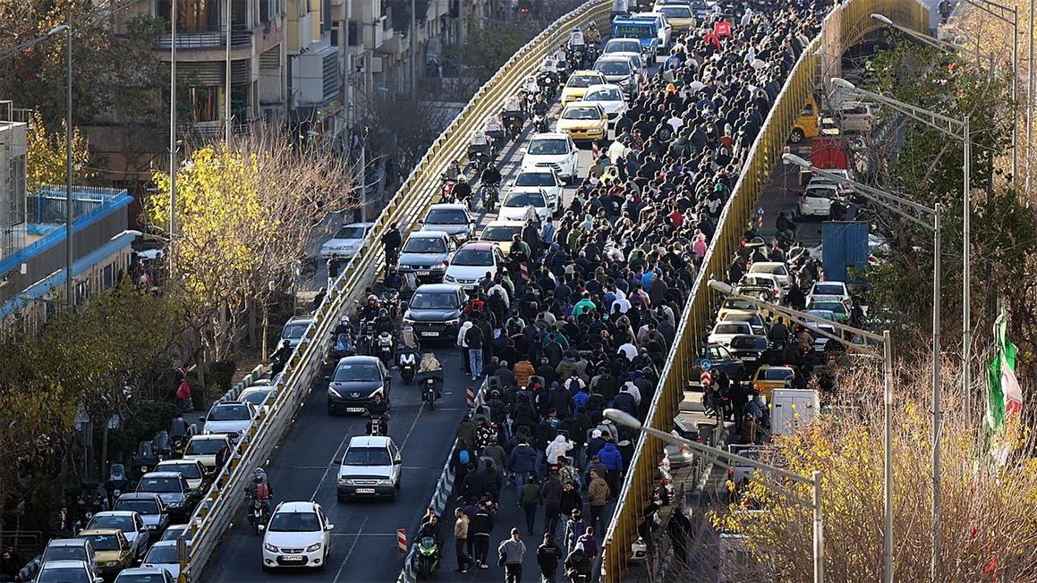 iran protests tehran mashhad strikes unrest 002
