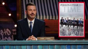 Jimmy Kimmel 'xé toạc' bìa 'Nhân vật của năm' của tạp chí Time 7 Jimmy Kimmel ‘xé toạc’ bìa ‘Nhân vật của năm’ của tạp chí Time