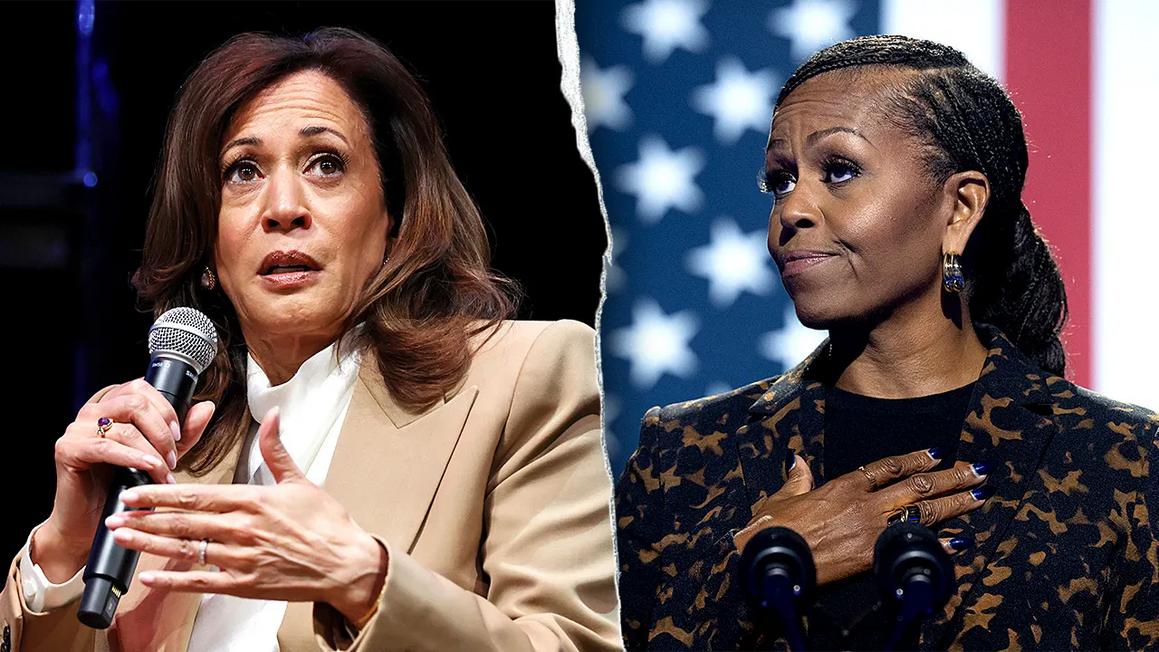Bà Kamala Harris không đồng ý với bà Michelle Obama về việc nước Mỹ đã sẵn sàng cho một nữ Tổng Thống 1 kamala harris michelle obama fox news