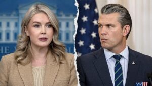 Bà Leavitt bảo vệ các cuộc tấn công bằng 'súng' của Tổng Thống Donald Trump vào các tàu chở ma túy 27 Bà Leavitt bảo vệ các cuộc tấn công bằng ‘súng’ của Tổng Thống Donald Trump vào các tàu chở ma túy