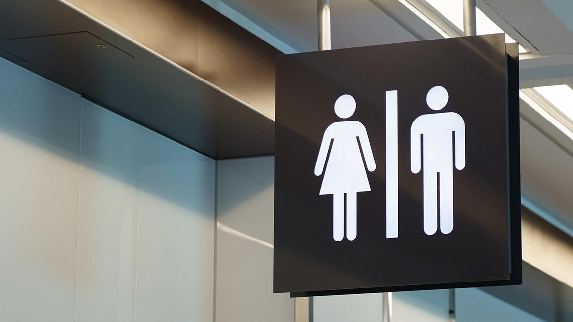 male female bathroom signs