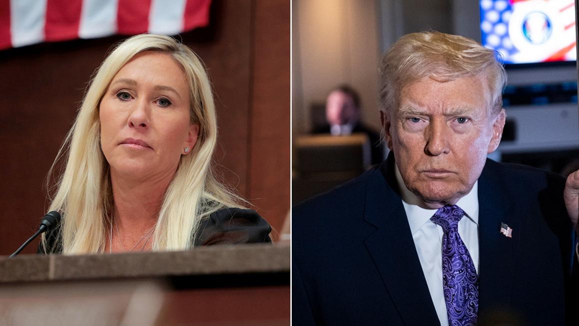 marjorie taylor greene donald trump 1 1