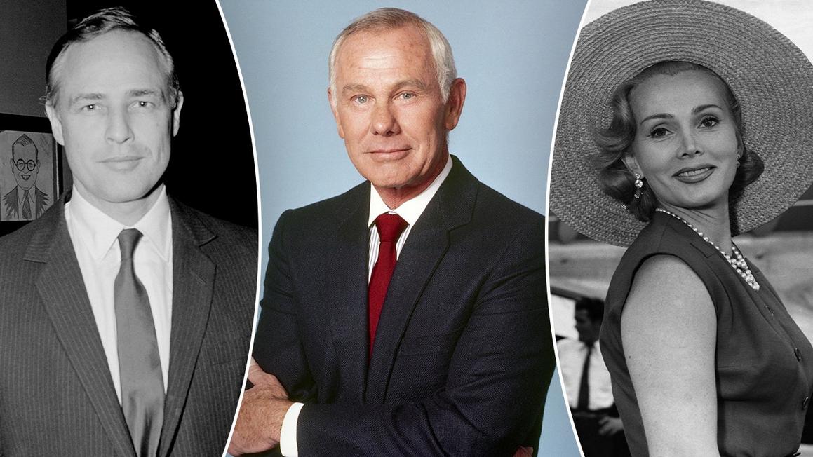 marlon brando johnny carson zsa zsa gabor split