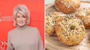 Martha Stewart gây bão mạng vì cách ăn bánh mì bagel