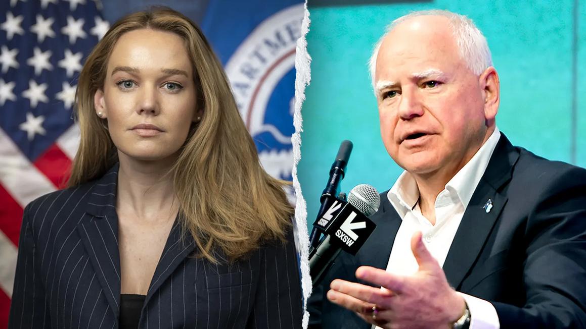 Bộ An ninh Nội địa Mỹ đáp trả gay gắt sau khi Thống đốc Walz yêu cầu xem xét lại chính sách 1 mclaughlin walz