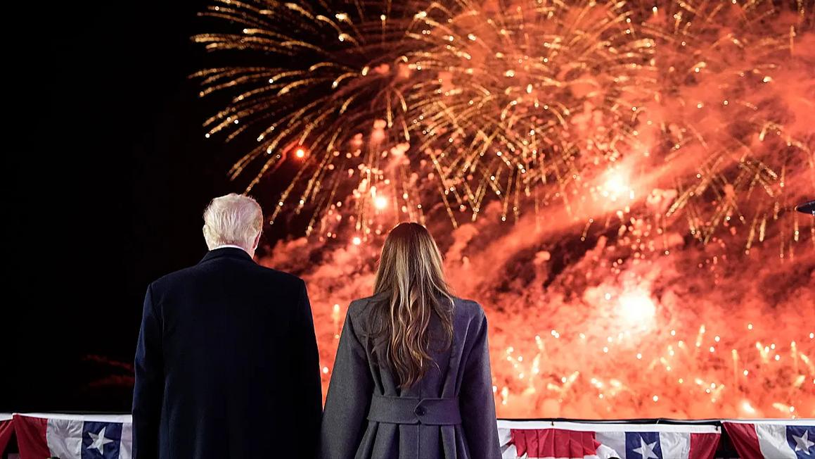 Tổng Thống Donald Trump khởi động chiến dịch 'Freedom 250' kỷ niệm 250 năm thành lập Hoa Kỳ 1 melania trump fireworks