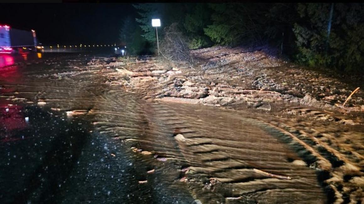 Cảnh Báo Mưa Lớn và Ngập Lụt tại Tây Washington 1 mudslide