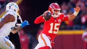 Patrick Mahomes dính chấn thương đầu gối, Chiefs trượt dài khỏi vòng tranh giải 11 Patrick Mahomes dính chấn thương đầu gối, Chiefs trượt dài khỏi vòng tranh giải