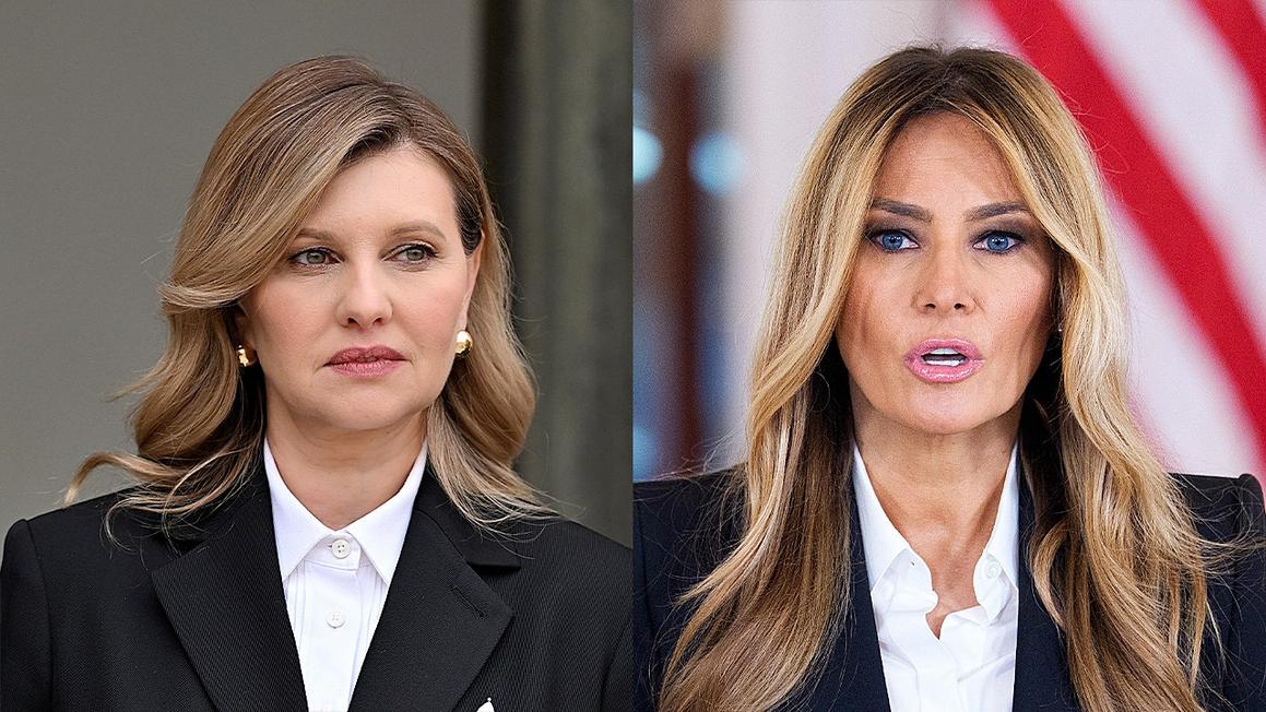 Melania Trump và Olena Zelenska vạch trần âm mưu bắt cóc trẻ em Ukraine 1 olena zelenska melania trump