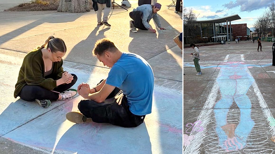 praying csu tpusa cross