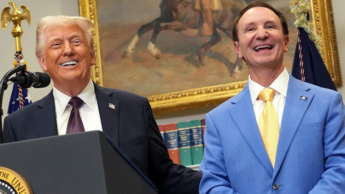 president donald trump louisiana gov jeff landry