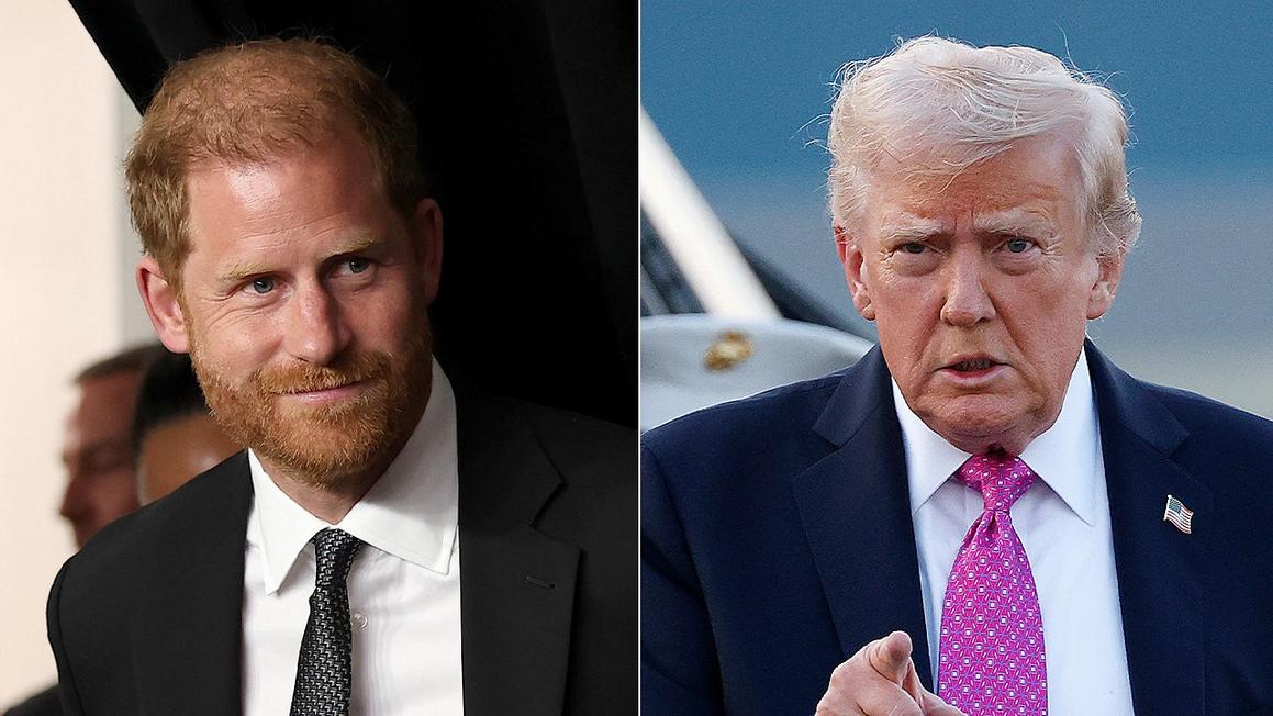 Hoàng Tử Harry Chế Nhạo Dân Mỹ Bầu 'Vua' Trump 1 prince harry trump