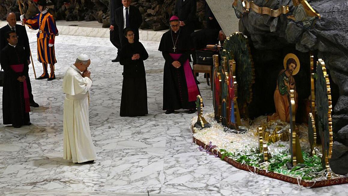 pro life nativity vatican pope leo