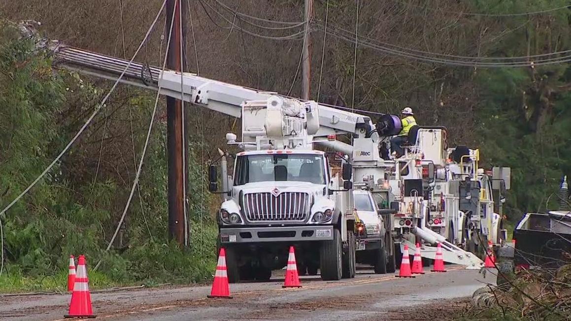 puget sound energy power outage crew