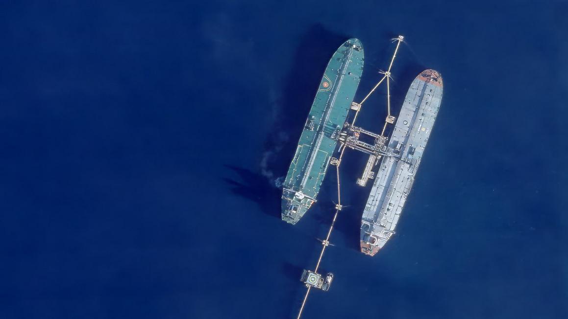 Tổng Thống Donald Trump ra lệnh phong tỏa Venezuela, coi là 'tổ chức khủng bố' 1 satellite image shows vlcc ship skipper 1