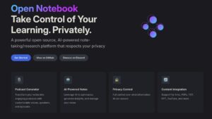 Open Notebook: Bản thay thế mã nguồn mở đầy hứa hẹn cho NotebookLM