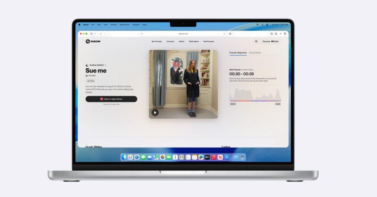 Tính năng mới của Shazam hé lộ khoảnh khắc bài hát thu hút người nghe 1 shazam segment