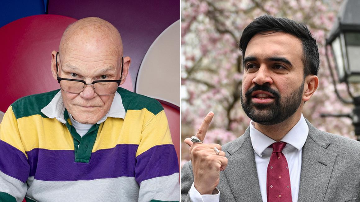 Chuyên gia chính trị: Chiến thắng của Mamdani ở NYC không phải là tín hiệu cho cả nước 1 split photo carville and mamdani