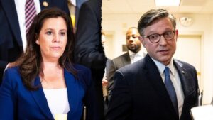 Dân Biểu Stefanik Tố Chủ Tịch Hạ Viện Johnson Đứng Về Phe Dân Chủ Giữa Rạn Nứt Gay Gắt Trong Đảng GOP 27 Dân Biểu Stefanik Tố Chủ Tịch Hạ Viện Johnson Đứng Về Phe Dân Chủ Giữa Rạn Nứt Gay Gắt Trong Đảng GOP