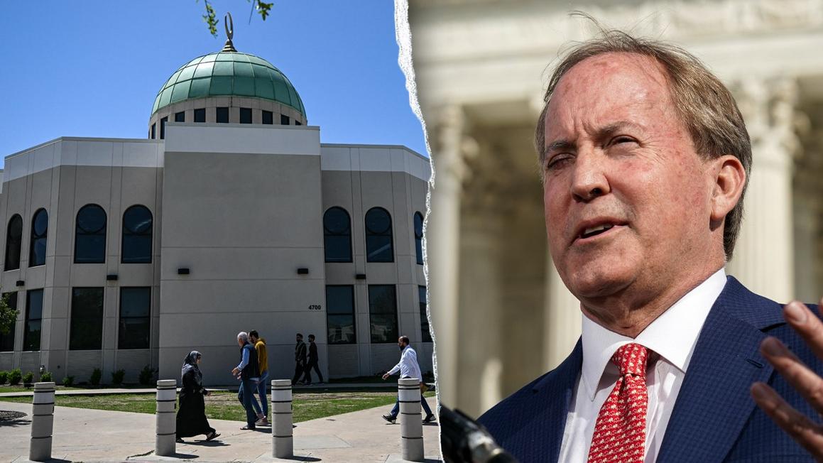 texas ag ken paxton and mosque split