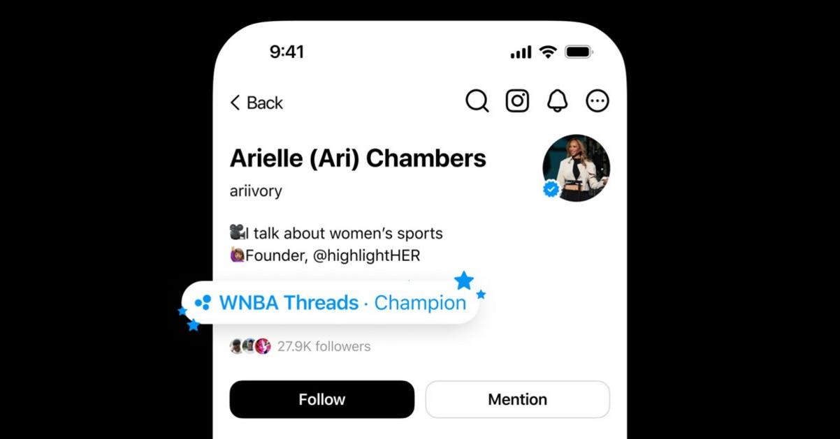 Threads Mở Rộng Tính Năng Cộng Đồng Với Huy Hiệu và Chủ Đề Mới 1 threads champion