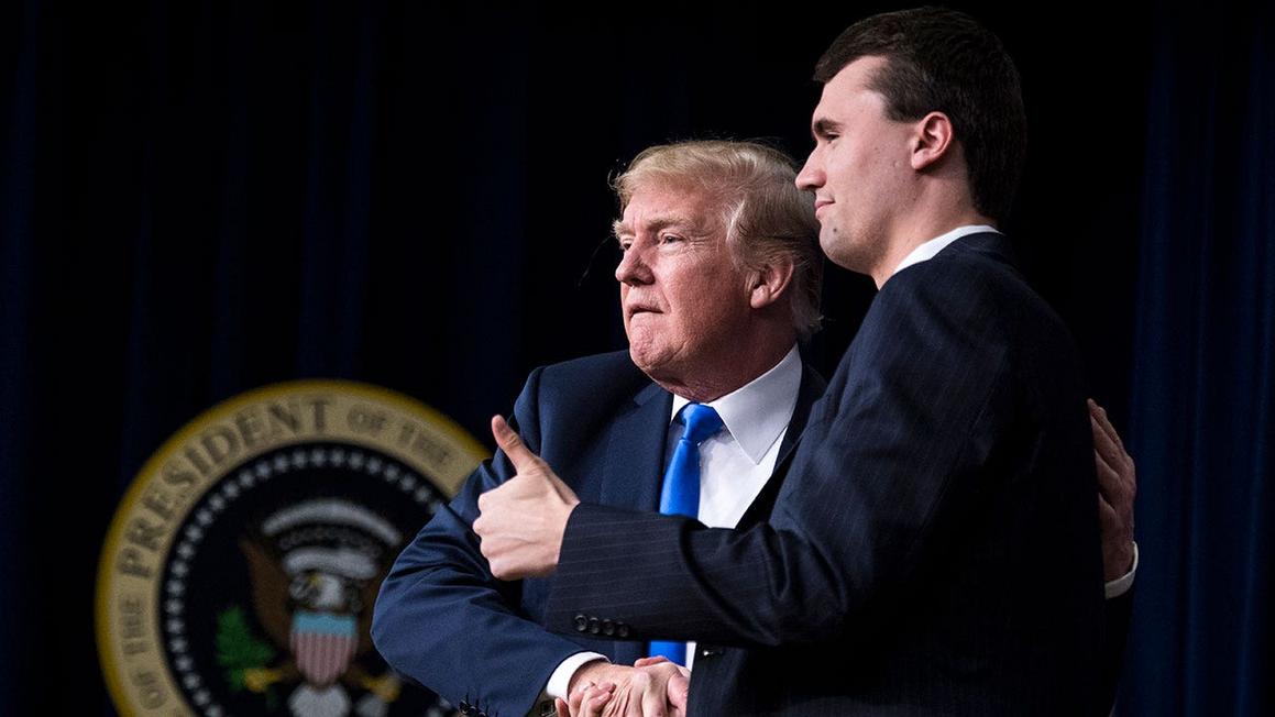 trump charlie kirk getty