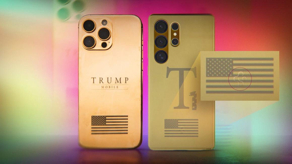 trump mobile t1 phone two styles