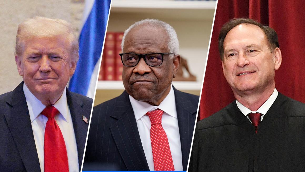 Tổng Thống Donald Trump Bác Bỏ Yêu Cầu Từ Chức của Thẩm Phán Tòa Tối Cao Alito và Thomas 1 trump thomas alito