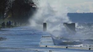 Cảnh báo triều cường cuối tuần ở Washington