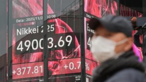 Thị trường chứng khoán châu Á tăng điểm sau khi Phố Wall điều chỉnh giảm 3 Thị trường chứng khoán châu Á tăng điểm sau khi Phố Wall điều chỉnh giảm