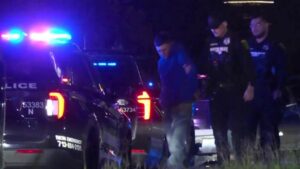 Hai người bị bắt sau cuộc truy đuổi của cảnh sát ở Bắc Houston