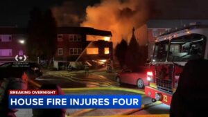 Bốn người bị thương trong vụ hỏa hoạn ở Philadelphia