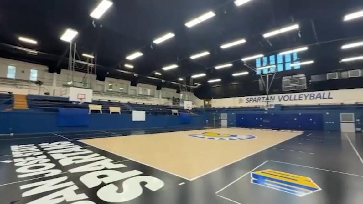 18502413 012926 kgo sjsu volleyball court img