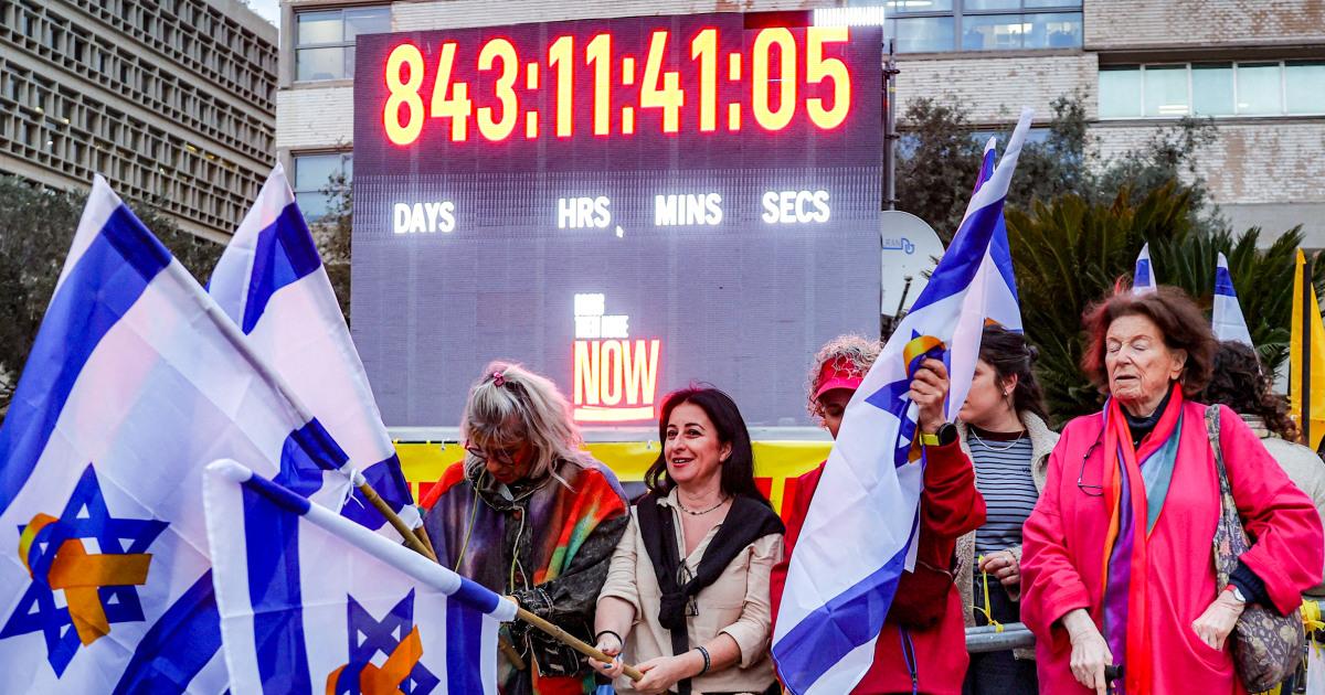 Israel dừng đồng hồ đếm ngược con tin sau khi thi thể cuối cùng được đưa về 1 260127 tel aviv hostage clock ew 1130a f56839 1
