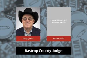 Ứng cử viên tranh cử Thẩm phán Hạt Bastrop trả lời phỏng vấn