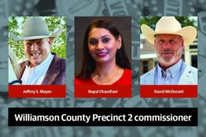 Ứng cử viên đảng Cộng hòa tranh cử vào vị trí Ủy viên Quận Williamson Precinct 2 30 Ứng cử viên đảng Cộng hòa tranh cử vào vị trí Ủy viên Quận Williamson Precinct 2
