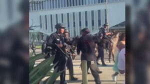 Cảnh sát giải tán đám đông lớn ở Leimert Park