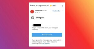 Cảnh Báo: Đừng Bỏ Qua Email Khôi Phục Mật Khẩu Instagram