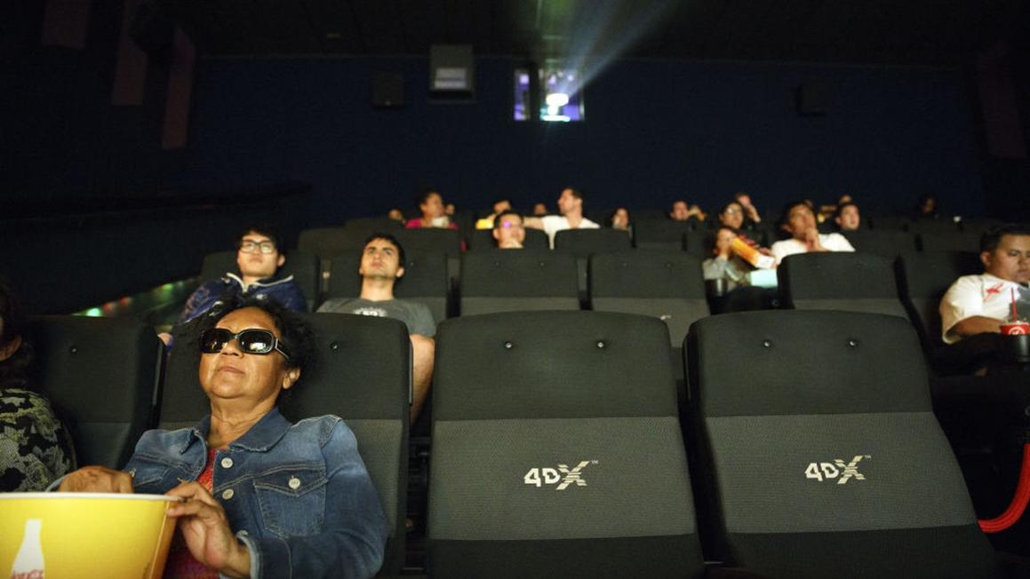 Movie theater audience