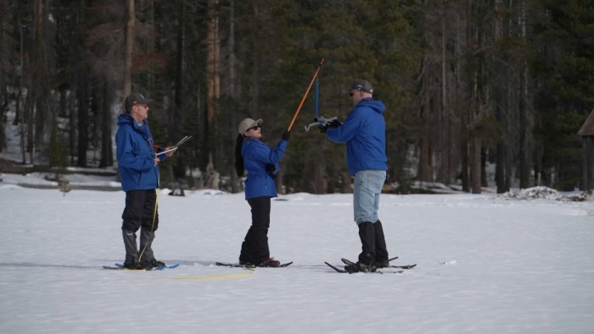 Lượng Tuyết Rơi Ở Sierra Nevada Thấp Hơn Mức Trung Bình 1 Snow Survey