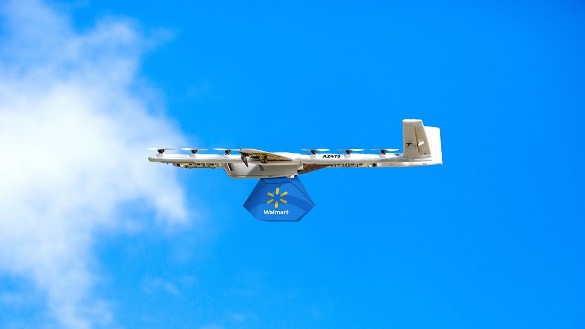 Wing mở rộng dịch vụ giao hàng bằng drone đến 150 cửa hàng Walmart