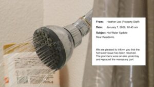 Cư dân Houston Khốn đốn Vì Chung Cư Không Nước Nóng