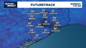 Thời Tiết Houston: Cơ Hội Có Tuyết Rơi Vào Cuối Tuần!