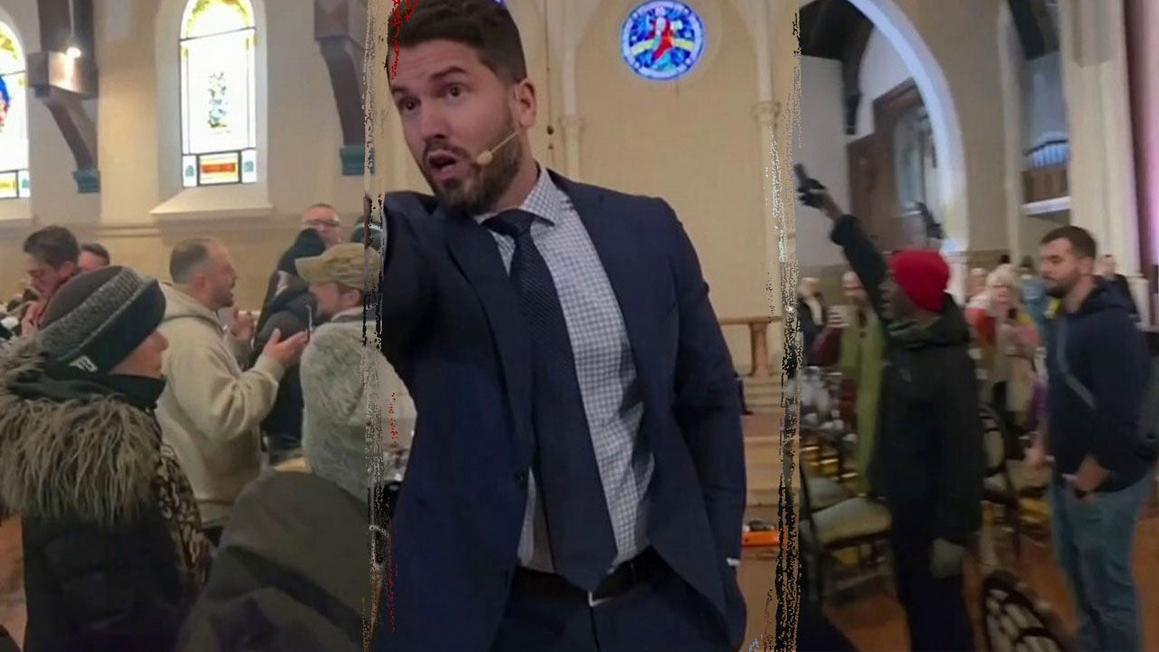 anti ice protest church